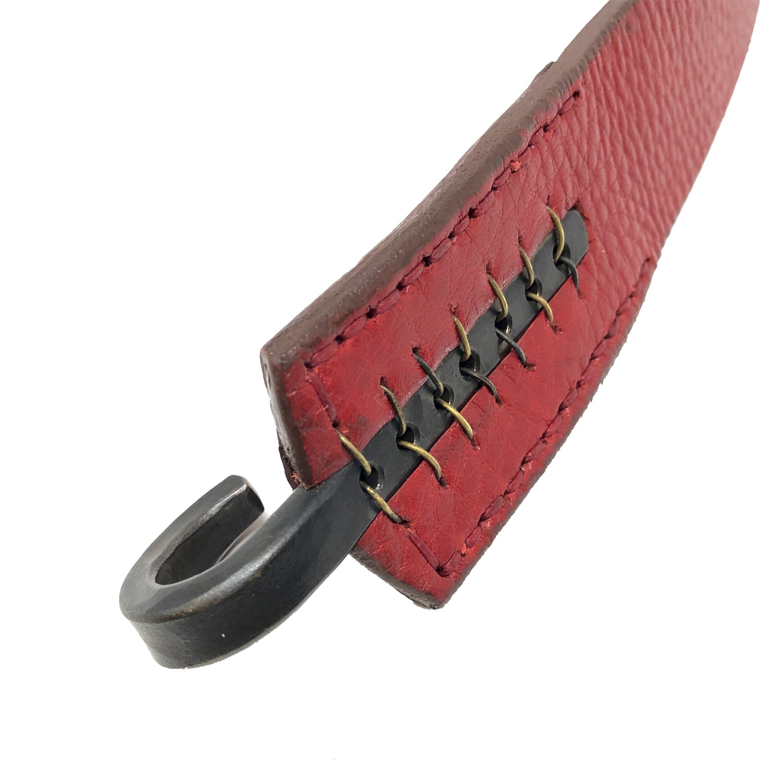 Multihole Hook Leather Belt