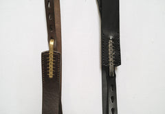 Multihole Hook Leather Belt