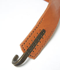 Multihole Hook Leather Belt