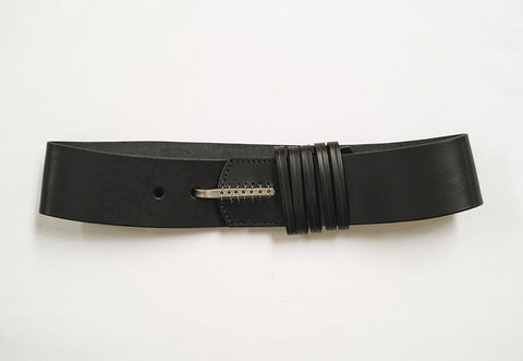 5 Loop Hook Leather Belt