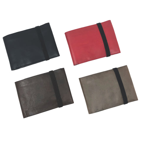 Tri Fold Elastic Wallet